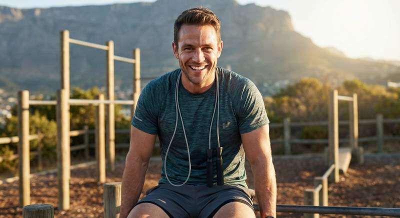 Sportlicher Mann – Gesundheit und Potenz durch Sport