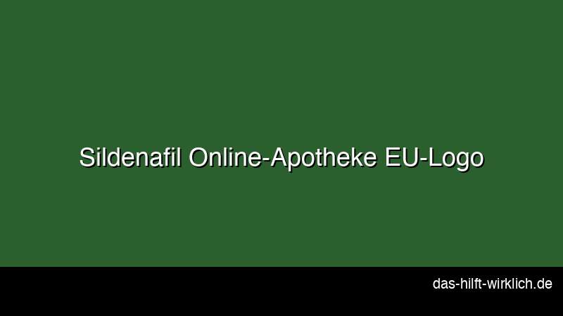 EU-Sicherheitslogo Online-Apotheke für Sildenafil